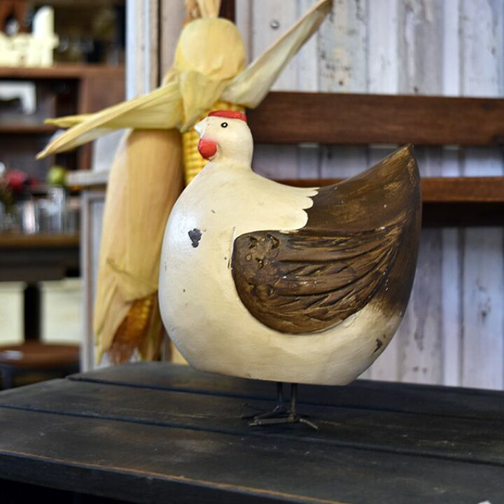 楽天市場】鶏 ニワトリ オブジェ Sサイズ Lサイズ 装飾品 ガーデニング 