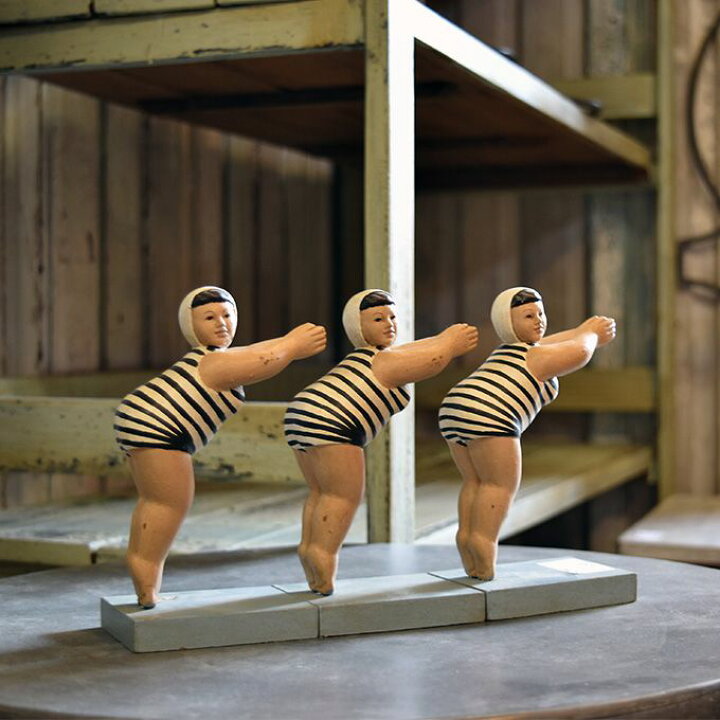 楽天市場】【6/3～4は全品P10倍】置物 ビーチマダム セット おもしろ  