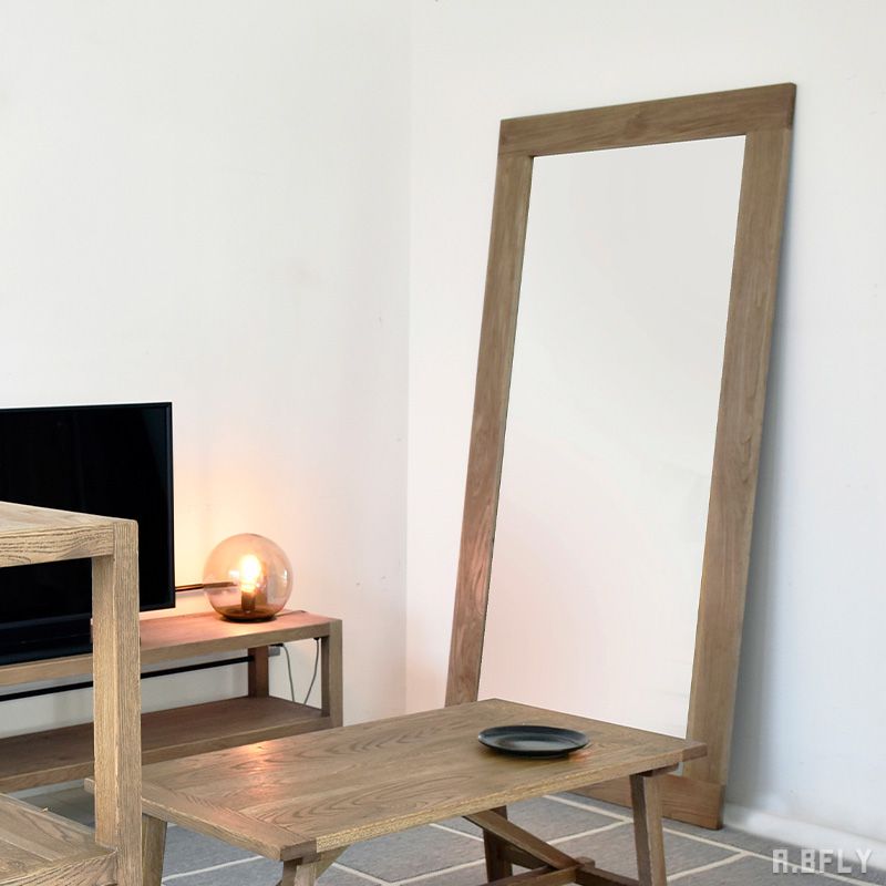 あなたにおすすめの商品 無垢材 コスガ◾️オーク材 木製フレーム 鏡