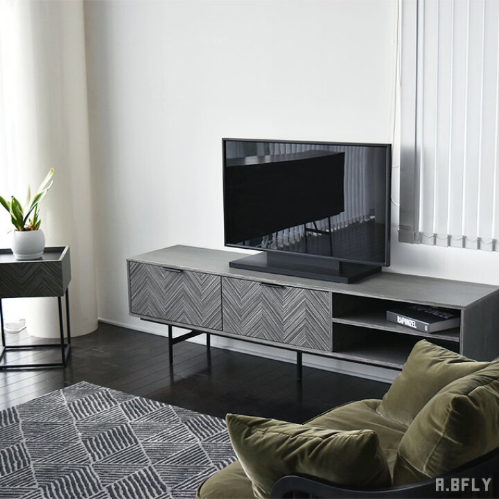 楽天市場】テレビボード 幅180cm テレビ台 TV台 ローボード モノクロ 