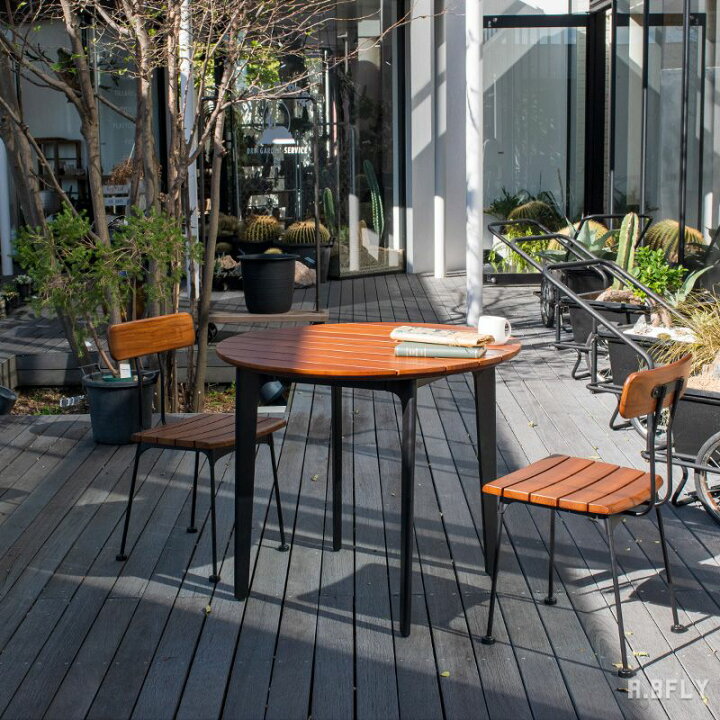 楽天市場】【3点セット】カフェテーブルセット 3点 セット バルコニー 
