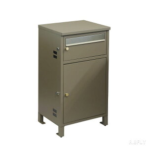 宅配ボックス 2段タイプ 郵便ポスト 置き配 宅配 スタンドポスト 置き型ポスト メールボックス 大容量 錆びにくい スタイリッシュ モダン シンプル お洒落 新生活 新居 宅配ボックス付ポス