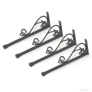 【4脚セット販売】脚のみ ブラックスチール アンティークテイスト レトロ 黒 アイアンレッグ オリジナル お好み DIY 滑る止め ショートタイプ 高さ35cm テーブル脚 リビングテーブル センター