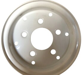 【送料無料】シザースリフト用ホイール2.50-8(白）ブレーキ無フロント用　1本