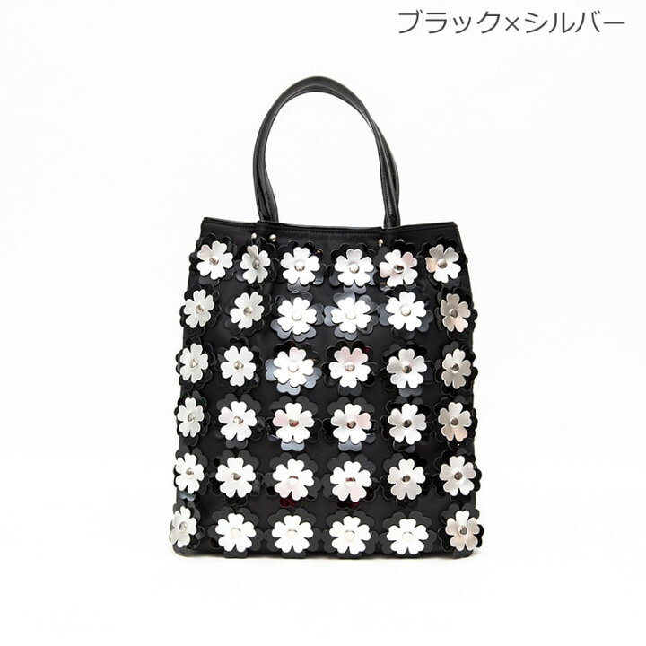 楽天市場】【送料無料】【abientot select】花モチーフトートバッグ 