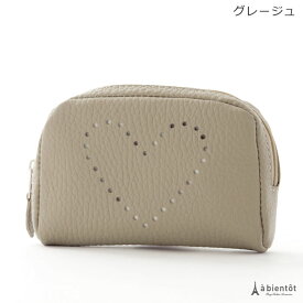 使い方自由 ミニポーチ 牛革 ハート パンチング レザー ポーチ かわいい 小物入れ 化粧ポーチ 牛革 本革 レディース 女性用 おしゃれ レザーポーチ メイクポーチ ガジェットポーチ ピンク 女性 メイク コスメポーチ コンパクト プレゼント ガジェット PC小物 イヤホン