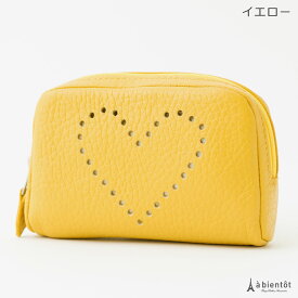 使い方自由 ミニポーチ 牛革 ハート パンチング レザー ポーチ かわいい 小物入れ 化粧ポーチ 牛革 本革 レディース 女性用 おしゃれ オシャレ レザーポーチ メイクポーチ ガジェットポーチ ピンク 女性 メイク コスメポーチ コンパクト プレゼント ガジェット PC小物