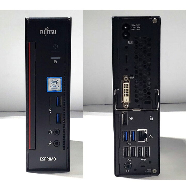 楽天市場】【超コンパクト筐体】富士通 Esprimo Q558/B CPU第9世代 
