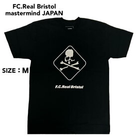 F.C.Real Bristol(エフシーレアルブリストル)F.C.R.B.(エフシーアールビー)mastermind JAPAN（マスターマインドジャパン）MMJ SKULL EMBLEM TEE【Tシャツ】【ブラック】【バックプリント】【Men's】【新品】SOPHNET. (ソフネット)(FCRB)