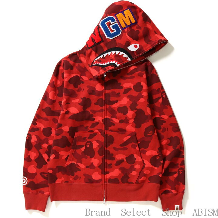 楽天市場】A BATHING APE(エイプ)COLOR CAMO SHARK FULL ZIP HOODIE  