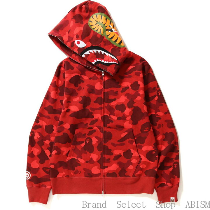 楽天市場】A BATHING APE(エイプ)COLOR CAMO SHARK FULL ZIP HOODIE 