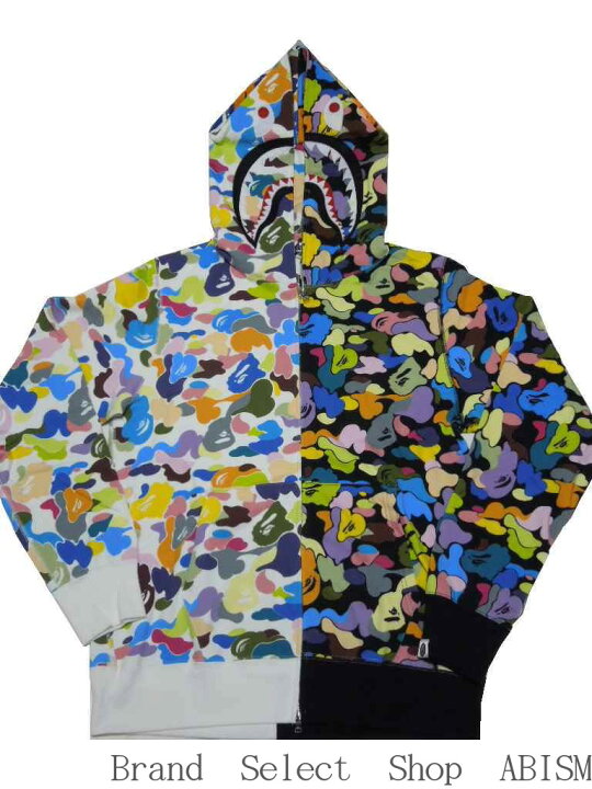 楽天市場】A BATHING APE(エイプ)MULTI CAMO HALF SHARK FULL ZIP 