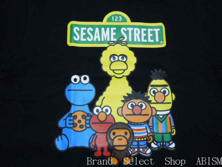 楽天市場】A BATHING APE(エイプ)xSESAME STREET（セサミストリート 