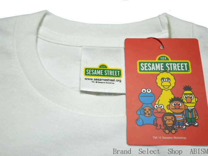 楽天市場 Winter限定価格 A Bathing Ape エイプ ｘsesame Street セサミストリート Bape X Sesame Street Characters Tee 1 Tシャツ ホワイト 新品 Men S Bape ベイプ Brand Select Shop Abism