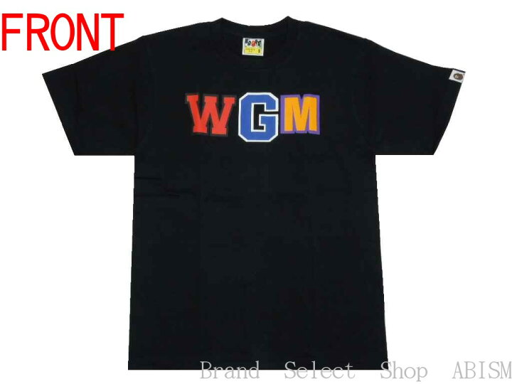 楽天市場】A BATHING APE(エイプ)WGM SHARK TEE【Tシャツ】【ブラック 