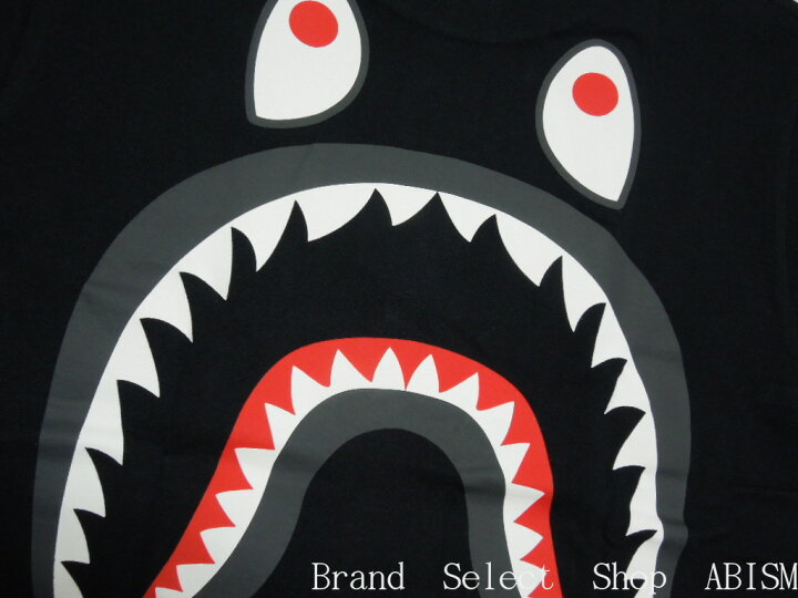 楽天市場 A Bathing Ape エイプ Wgm Shark Tee Tシャツ ブラック 新品 バックプリント Men S Bape ベイプ Brand Select Shop Abism