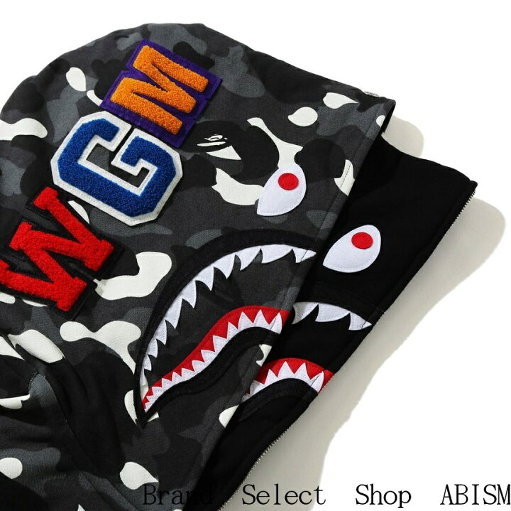 楽天市場】A BATHING APE(エイプ)CITY CAMO SHARK WIDE FULL ZIP  