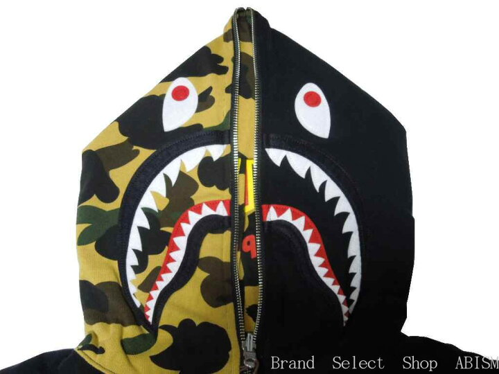 楽天市場】A BATHING APE(エイプ)REVERSIBLE SHARK FULL ZIP HOODIE 