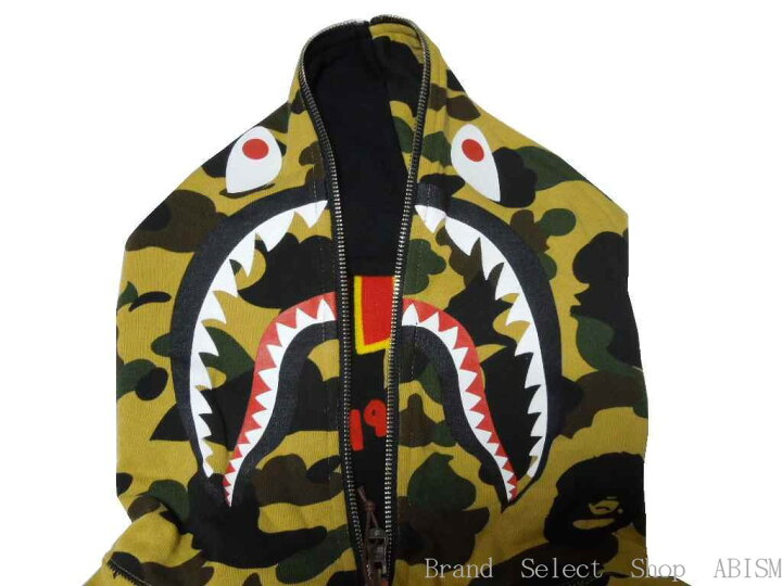 楽天市場】A BATHING APE(エイプ)REVERSIBLE SHARK FULL ZIP HOODIE 