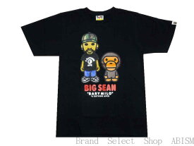 A BATHING APE(エイプ)x BIG SEAN（ビッグ ショーン）BIG SEAN X BAPE BABY MILO TEE【Tシャツ】【ブラック】【新品】【MEN'S】BAPE(ベイプ)