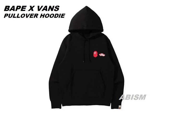 楽天市場】A BATHING APE(エイプ)BAPE X VANS(バンズ)PULLOVER HOODIE  