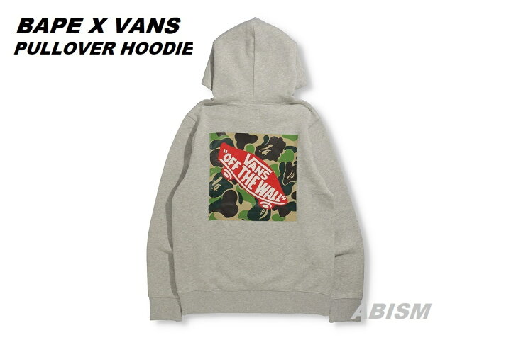 楽天市場】A BATHING APE(エイプ)BAPE X VANS(バンズ)PULLOVER HOODIE 