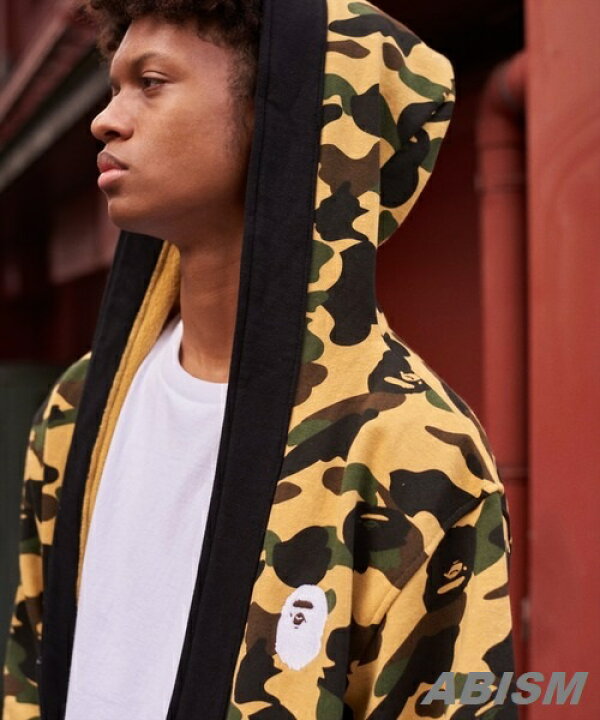 楽天市場】A BATHING APE(エイプ)1ST CAMO KIMONO HOODIE【フーディー  