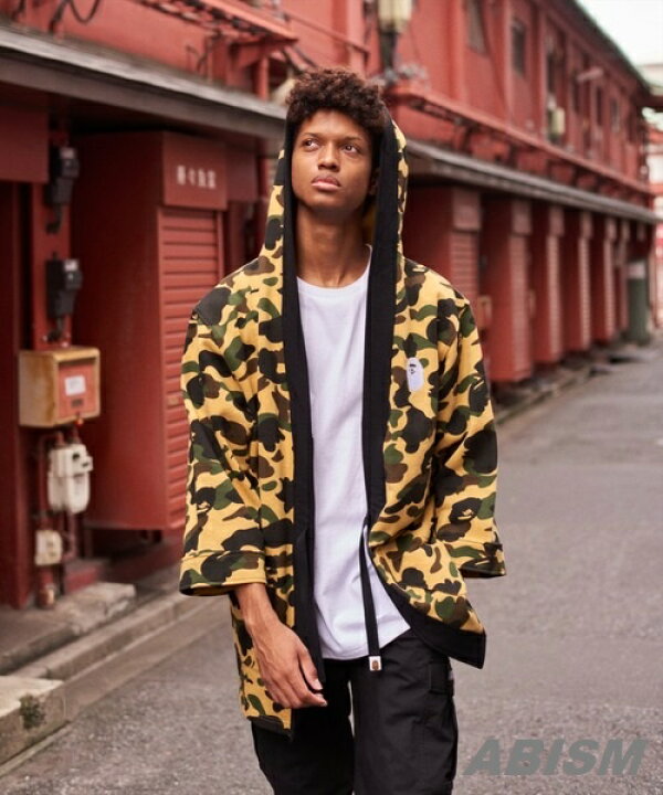 楽天市場】A BATHING APE(エイプ)1ST CAMO KIMONO HOODIE【フーディー  
