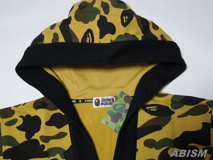 楽天市場】A BATHING APE(エイプ)1ST CAMO KIMONO HOODIE【フーディー  