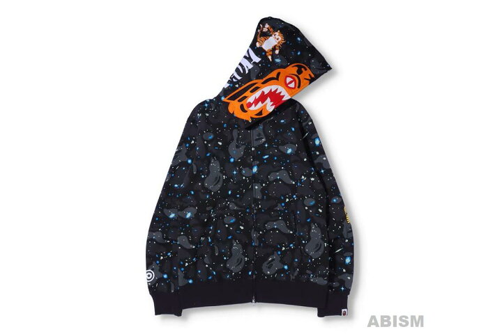 楽天市場】A BATHING APE(エイプ)SPACE CAMO TIGER FULL ZIP HOODIE  