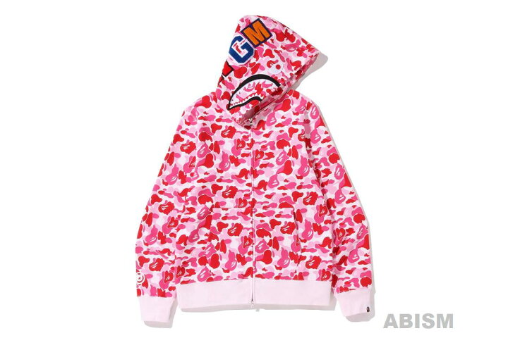 楽天市場】A BATHING APE(エイプ)ABC CAMO SHARK FULL ZIP HOODIE  