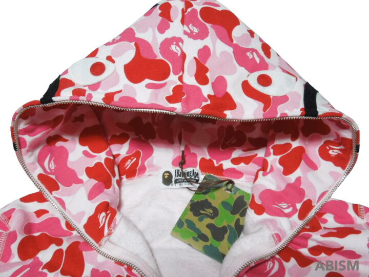 楽天市場】A BATHING APE(エイプ)ABC CAMO SHARK FULL ZIP HOODIE 
