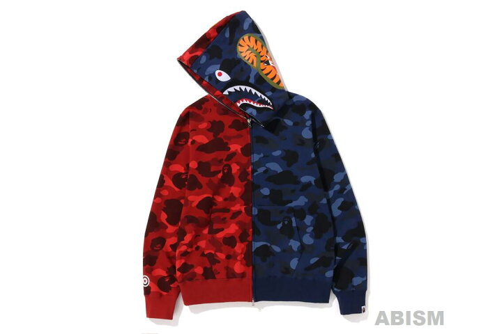 楽天市場】A BATHING APE(エイプ)COLOR CAMO SEPARATE SHARK FULL ZIP  