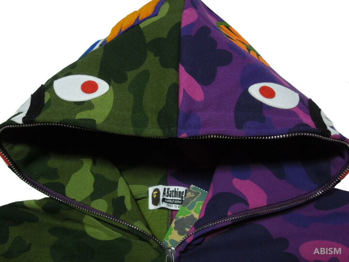楽天市場】A BATHING APE(エイプ)COLOR CAMO SEPARATE SHARK FULL ZIP  