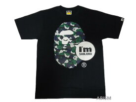 A BATHING APE（エイプ）x ISETAN MEN’SAPE HEAD TEE【Tシャツ】【ブラック】【MEN'S】【新品】【 BAPE 】（ベイプ）【 伊勢丹新宿店メンズ館 限定アイテム】