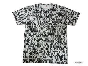 �������Y�T�C�Y��COMME des GARCONS(�R���f�M�����\��)HOLIDAY�R���N�V�����wTYPOGRAPHY TEE�xT�V���c�yMen's�z�y�z���C�g�z�y���{���z�y�V�i�z�yOB-T011�z