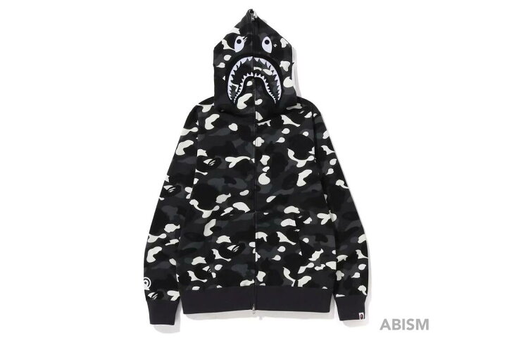 楽天市場】A BATHING APE(エイプ)CITY CAMO SHARK FULL ZIP HOODIE  