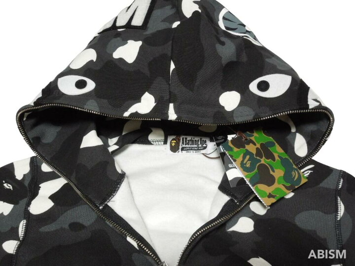 楽天市場】A BATHING APE(エイプ)CITY CAMO SHARK FULL ZIP HOODIE 