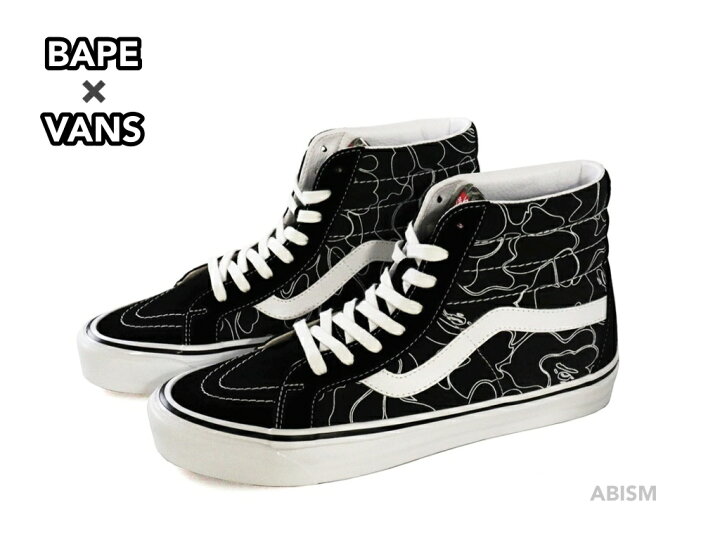 楽天市場】A BATHING APE(エイプ)× VANS(バンズ)LINE ABC CAMO SK8-HI  