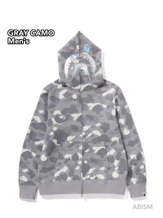 楽天市場】A BATHING APE(エイプ)CITY CAMO SHARK FULL ZIP HOODIE 