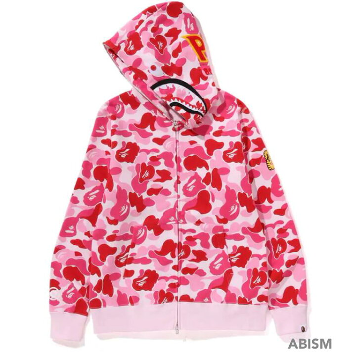 楽天市場】A BATHING APE(エイプ)PONR ABC CAMO SHARK FULL ZIP HOODIE 