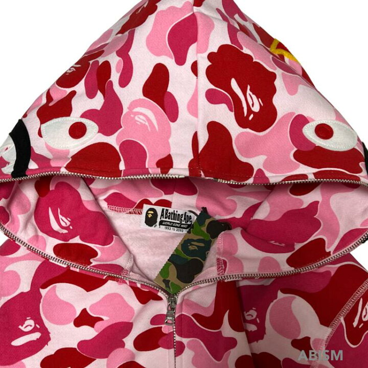 楽天市場】A BATHING APE(エイプ)PONR ABC CAMO SHARK FULL ZIP HOODIE 