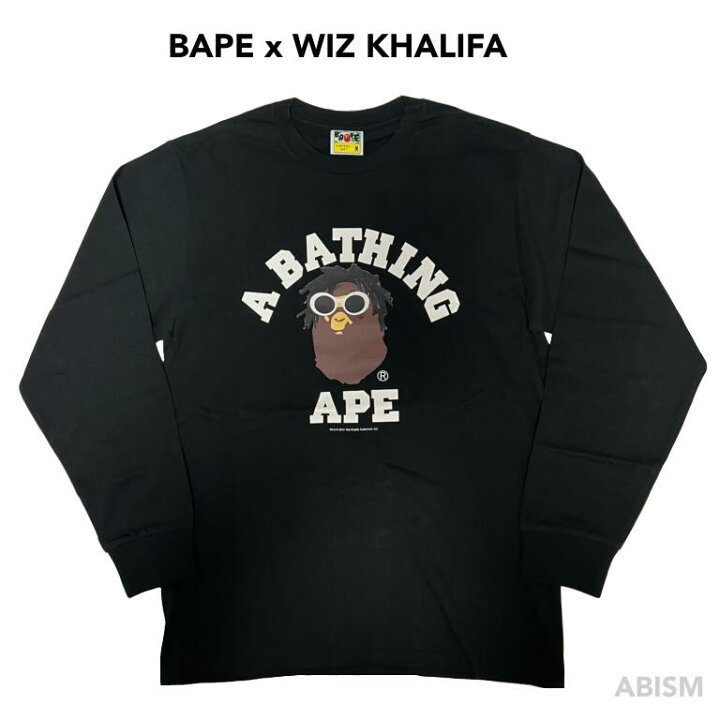 楽天市場】A BATHING APE（エイプ）xWIZ KHALIFA（ウィズ・カリファ 