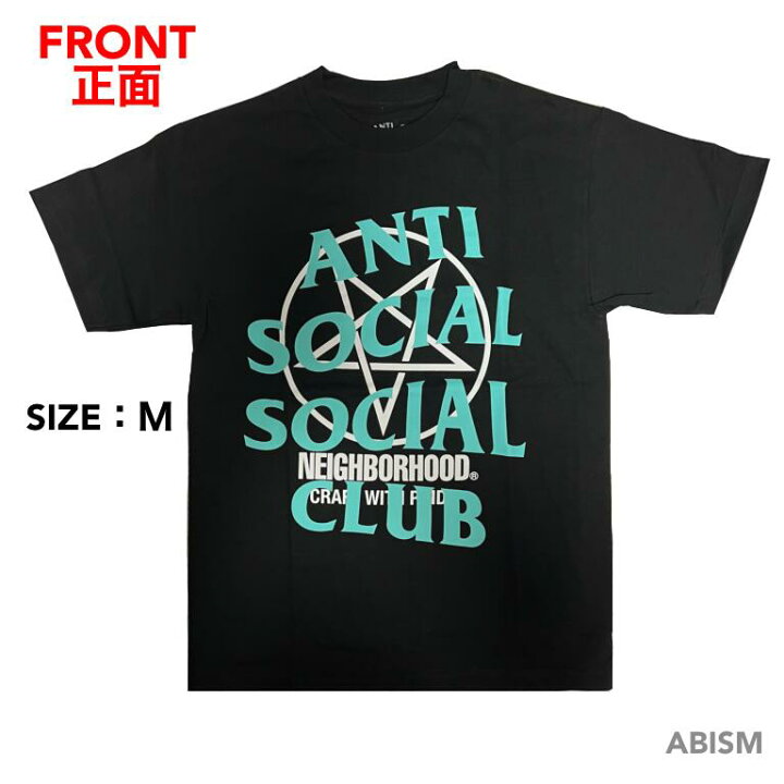楽天市場】NEIGHBORHOOD(ネイバーフッド)x Anti Social Social Club NEIGHBORHOOD ASSC Mサイズ