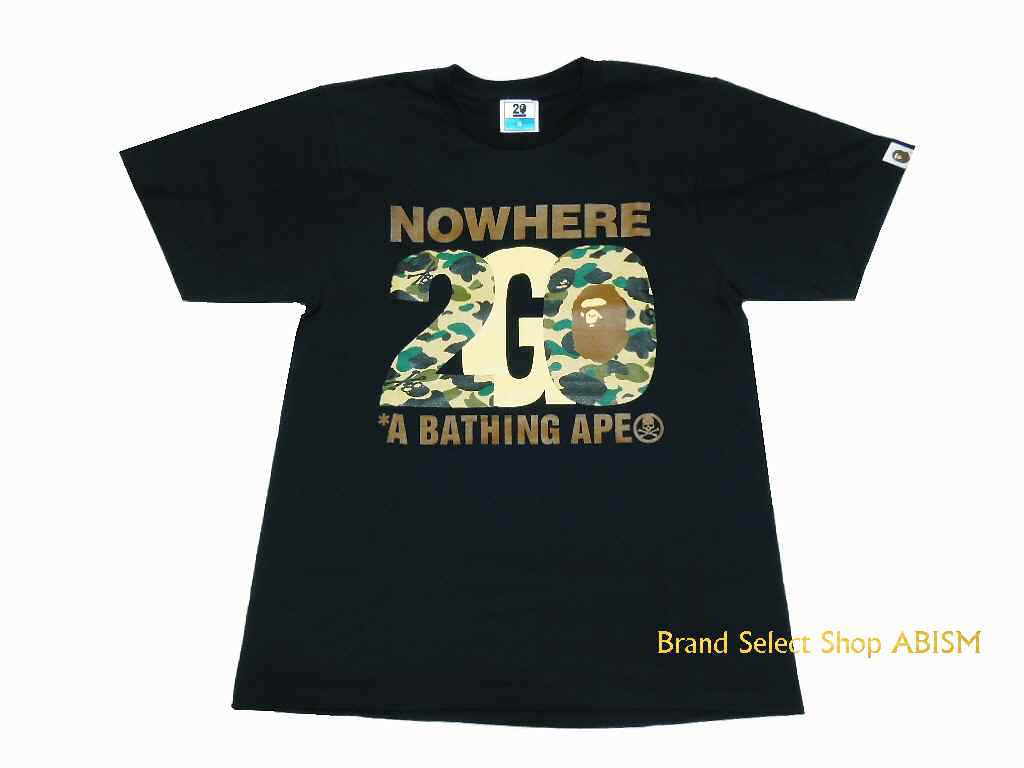A BATHING APE(エイプ)20周年記念Tシャツ！MASAAKI HOMMA[本間 正章]デザインTEE  【ブラック】【新品】【送料無料！！】BAPE ベイプ mastermind | Brand Select Shop ABISM