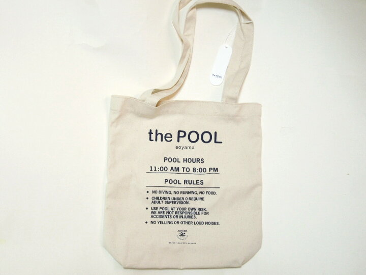 楽天市場】the POOL aoyama(ザ プール青山)SOUVENIR POOL TOTE BAG 