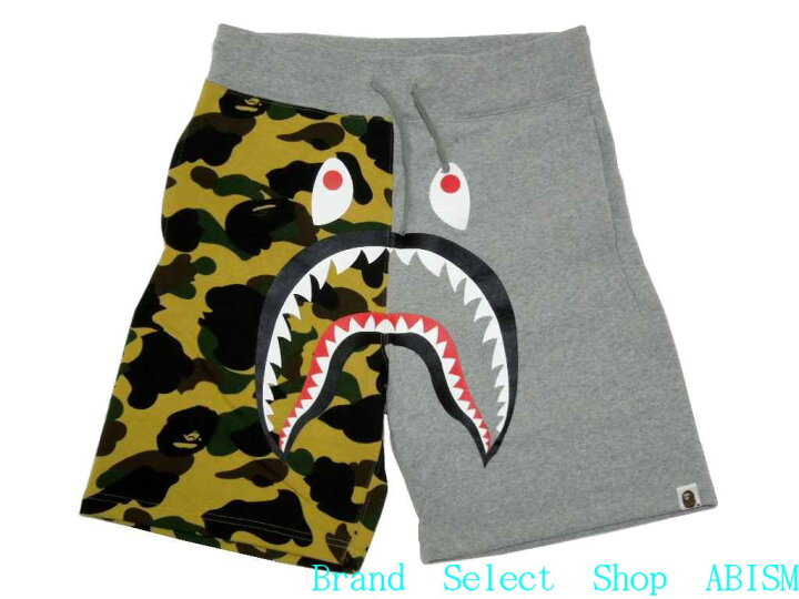 楽天市場】A BATHING APE(エイプ)1ST CAMO SHARK SWEAT SHORTSシャーク 