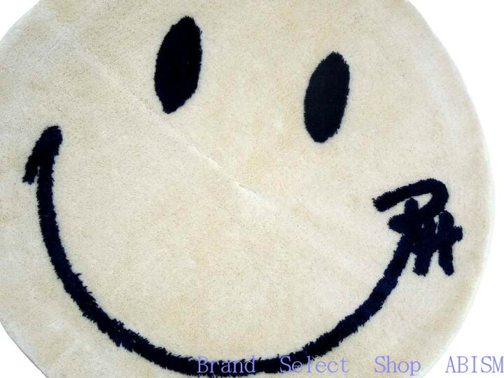 楽天市場 Ron Herman ロンハーマン X Second Lab セカンドラボ Smile Rug スマイルラグマット ロンハーマン5周年記念限定アイテム ホワイト ネイビー 新品 国内送料無料 Brand Select Shop Abism