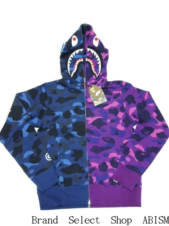 楽天市場】A BATHING APE(エイプ)COLOR CAMO HALF & HALF SHARK FULL 