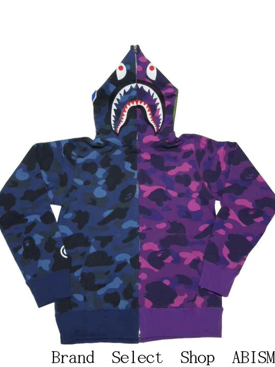 楽天市場】A BATHING APE(エイプ)COLOR CAMO HALF & HALF SHARK FULL  